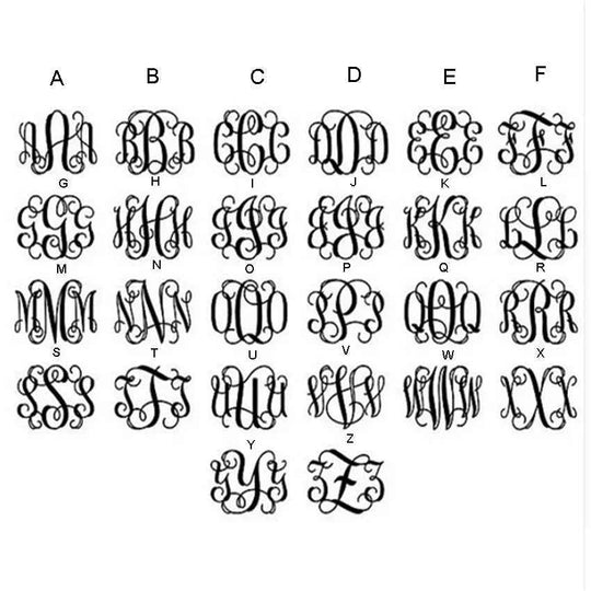 Vintage Custom Initial Monogram Ring